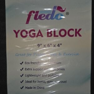 Fledo Yoga Block in Blue and Pink